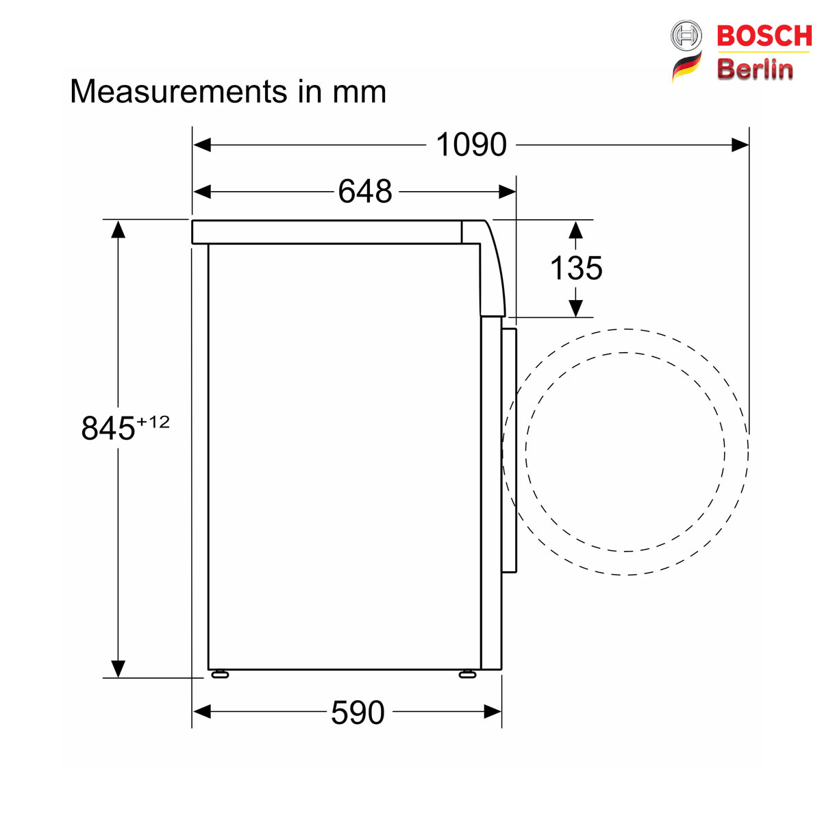 ماشین لباسشویی بوش مدل WGB25600GC