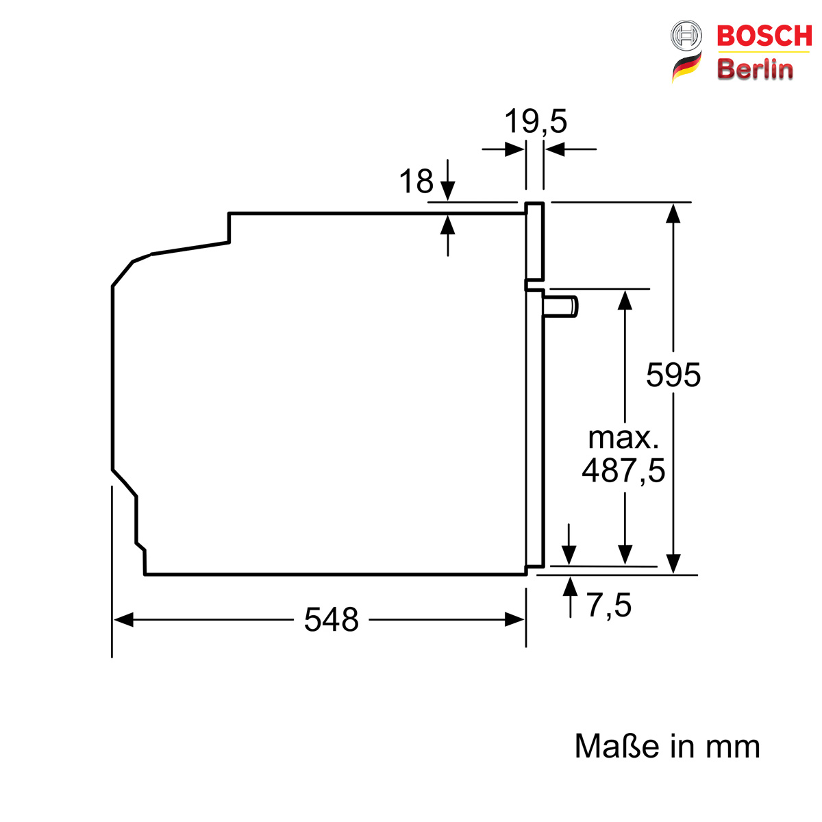 نصب فر برقی توکار بوش مدل HBG7784B1